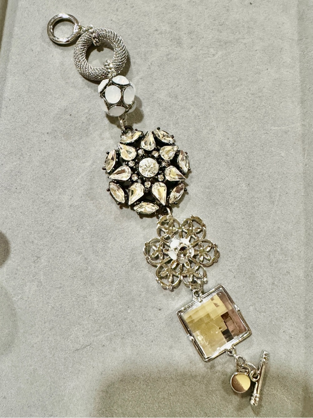 Vintage-style costume jewelry bracelet